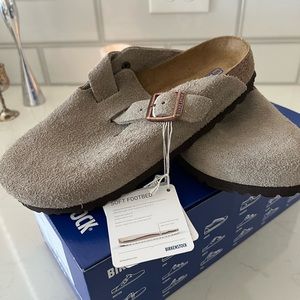 Birkenstock Boston Clog Taupe